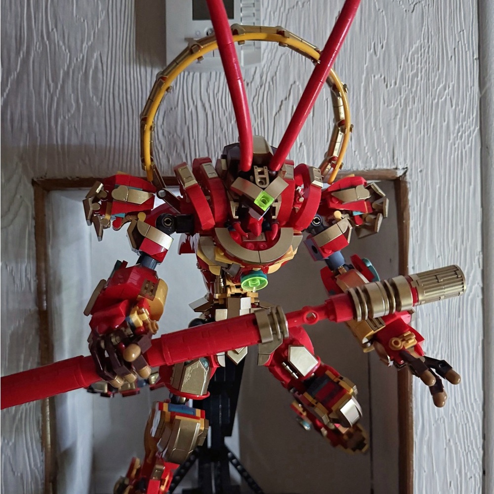 NOT Lego But Nutcracker Wu Kong Samurai Monkey Mech building blocks